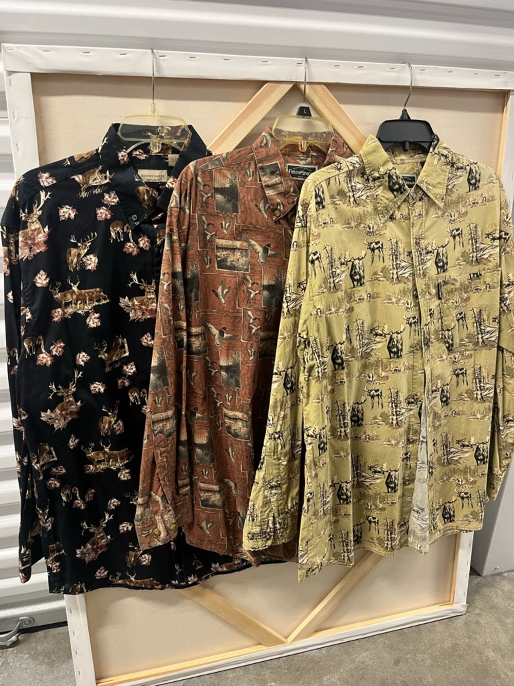 3 Hunting Print Men's Shirts L Field & Stream